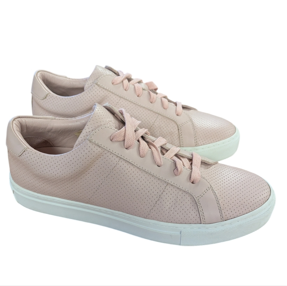 Greats Brooklyn Royale Pink Perforated Sneakers Size 9 - Picture 9 of 10